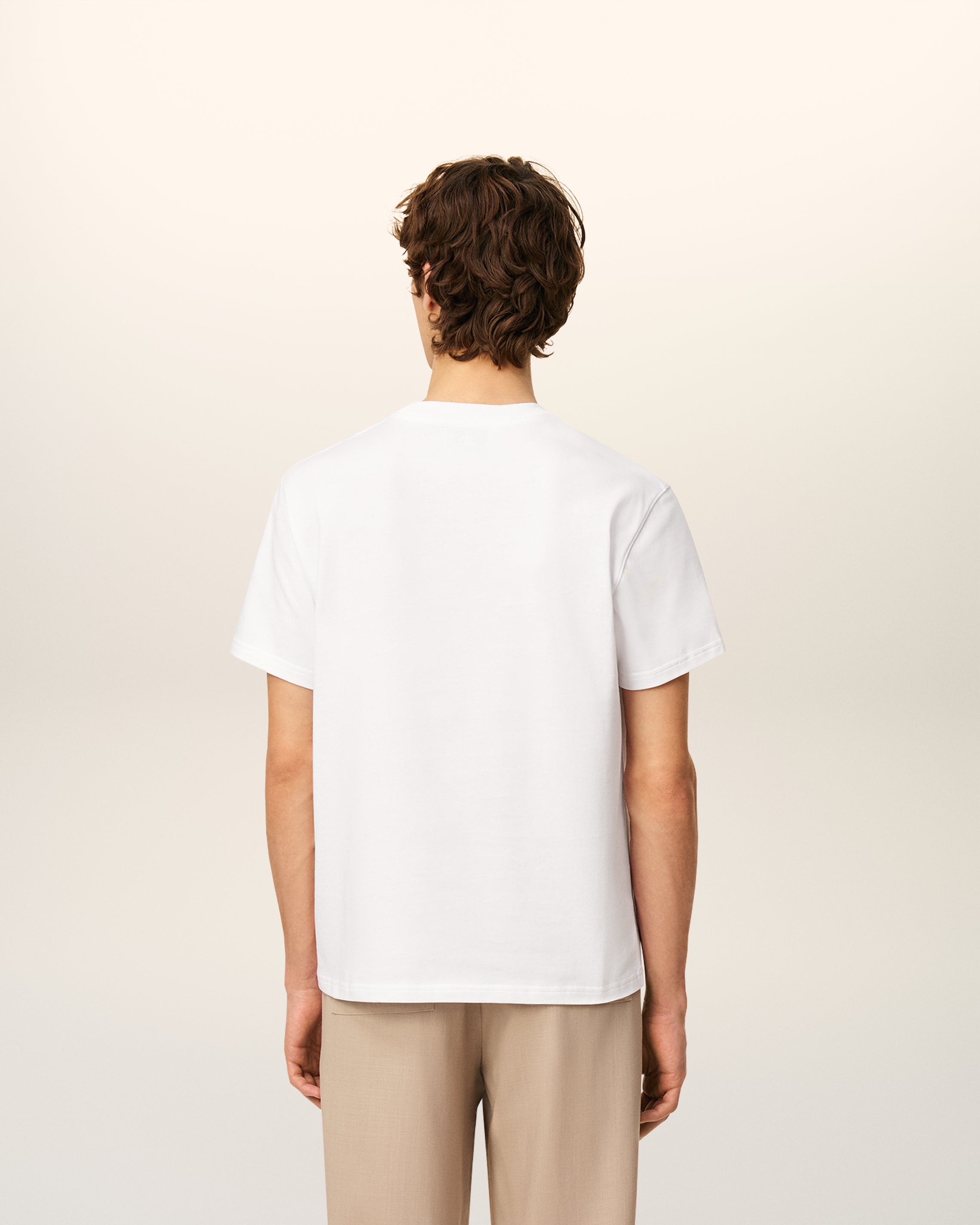 White Organic Cotton Ami De Coeur T-shirt WHITE
