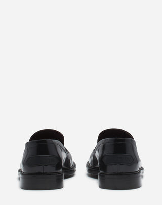 SPINTO LOAFERS IN GLOSSY LEATHER - BLACK