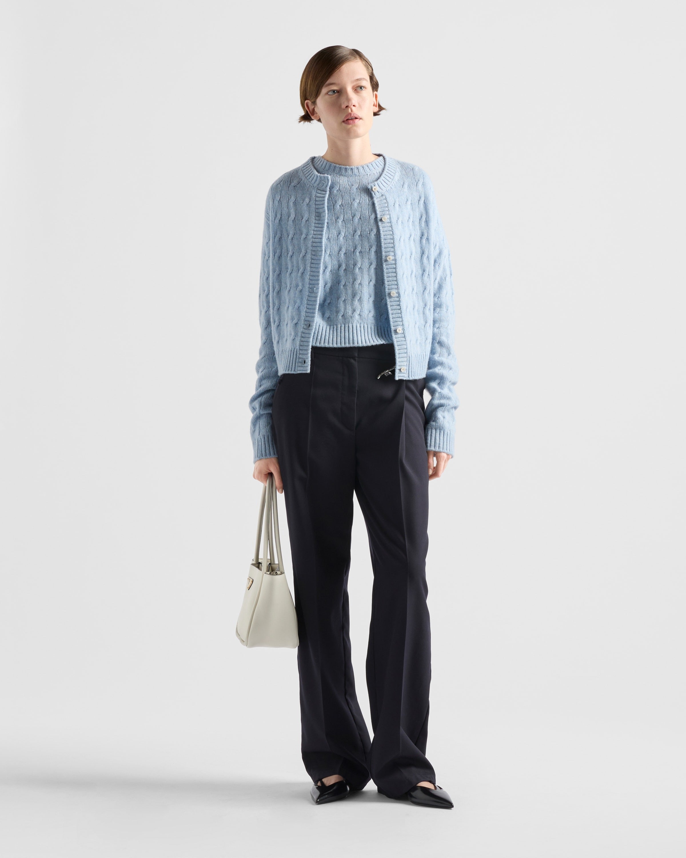 Re-Cashmere cardigan Sapphire Blue