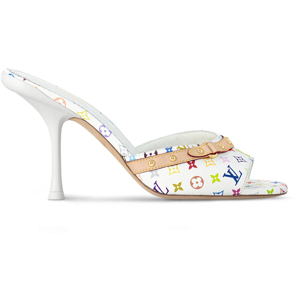 Louis Vuitton 6AM Mule Takashi Murakami White (Women's)