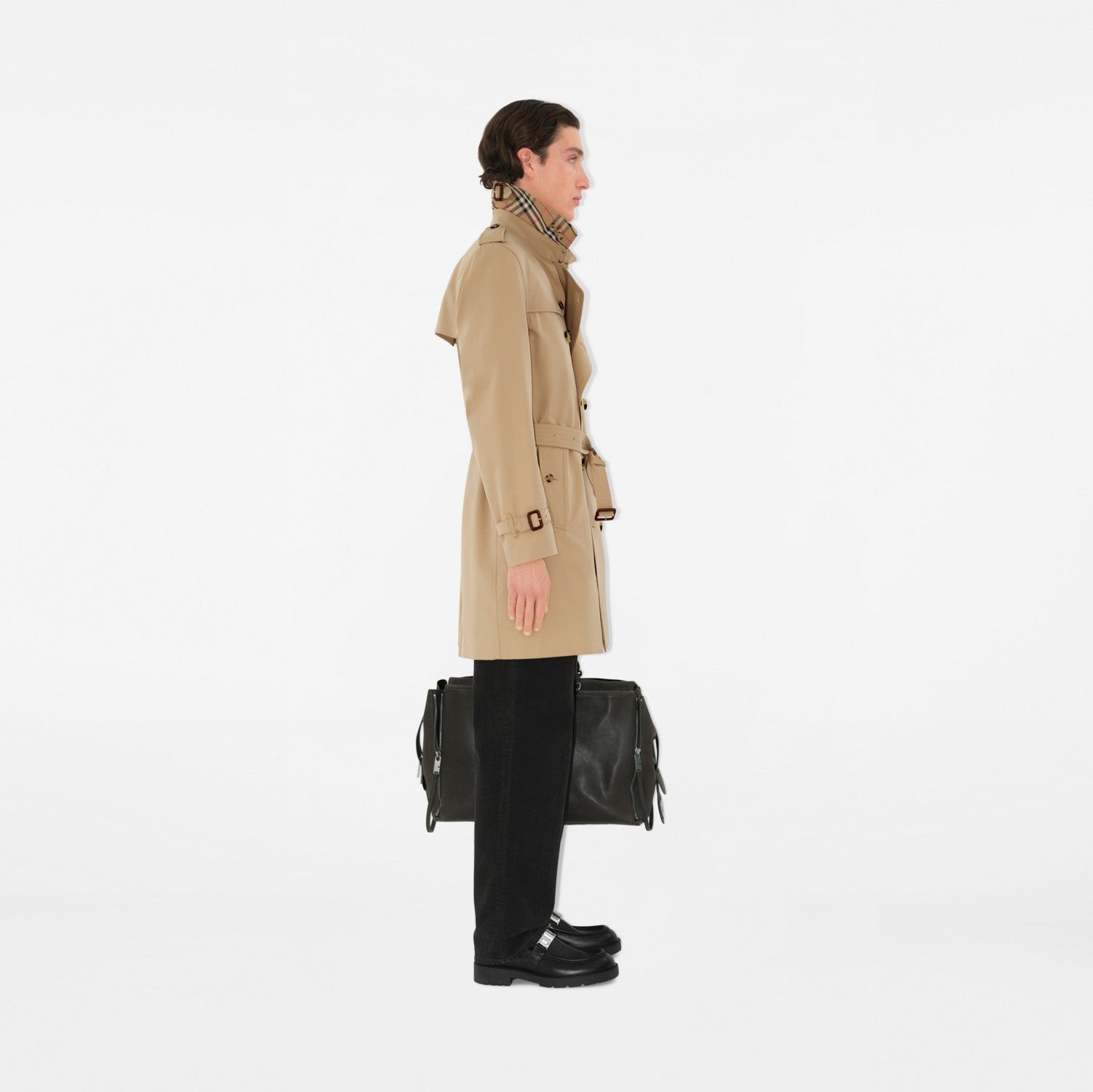 Mid-length Kensington Heritage Trench Coat - Honey