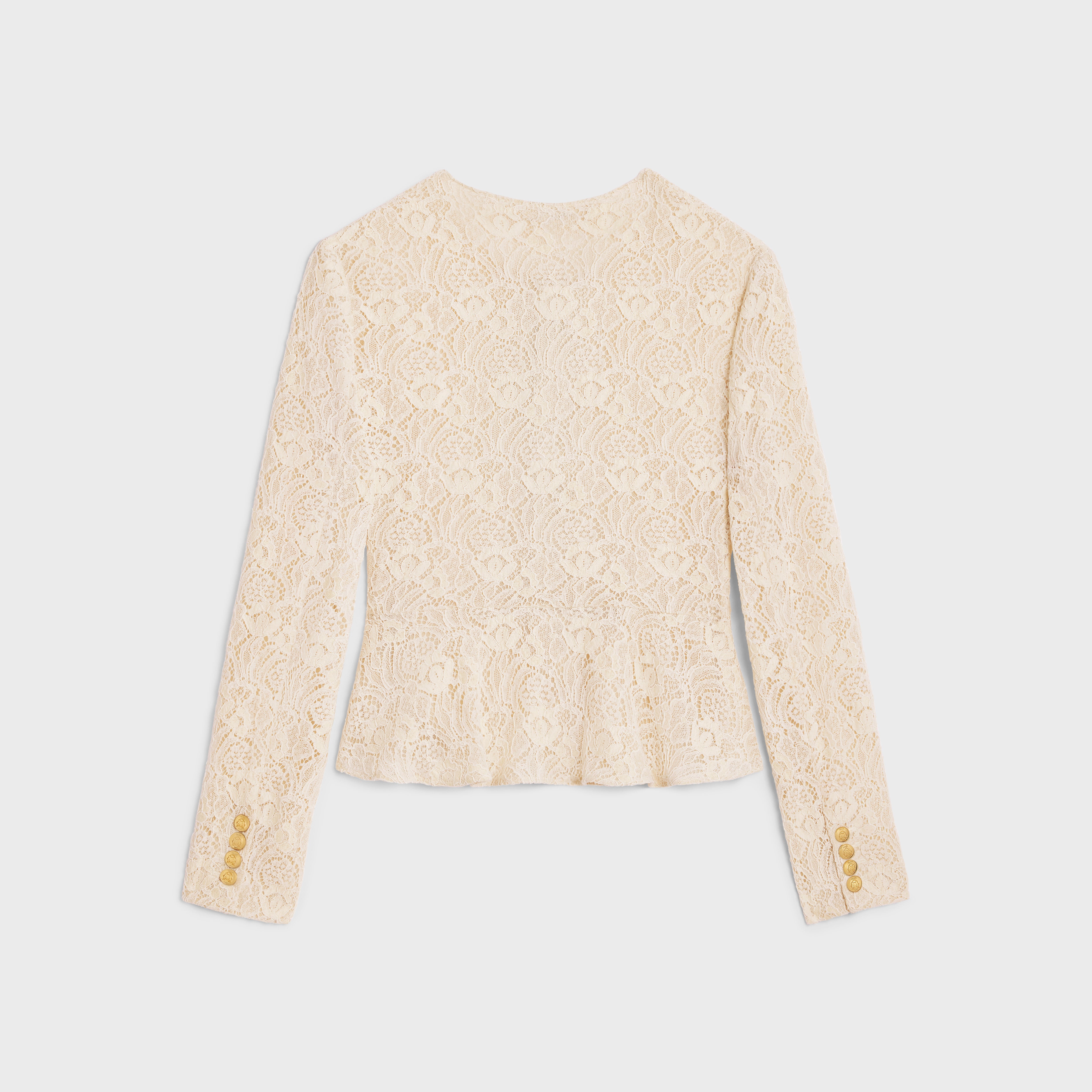 CHELSEA JACKET IN LACE - NATUREL