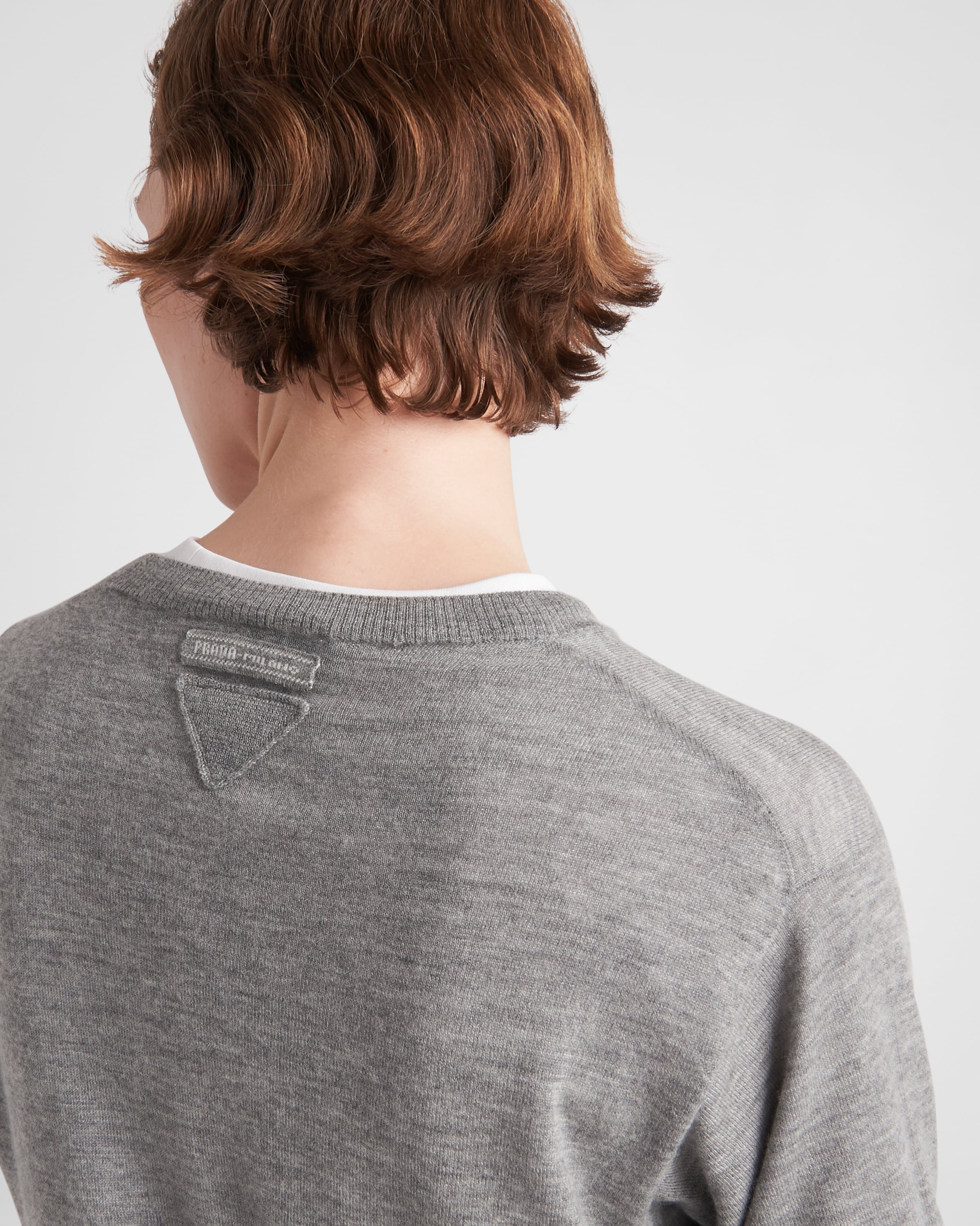 Cashmere crew-neck sweater Grey