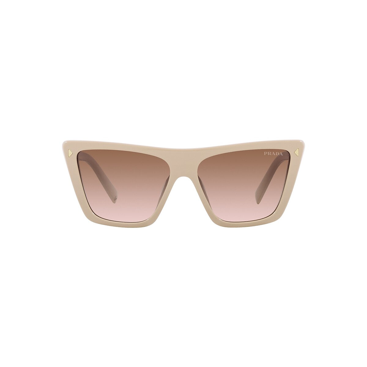 PRADA PR 21ZS Powder - Women Luxury Sunglasses, Brown Gradient Lens