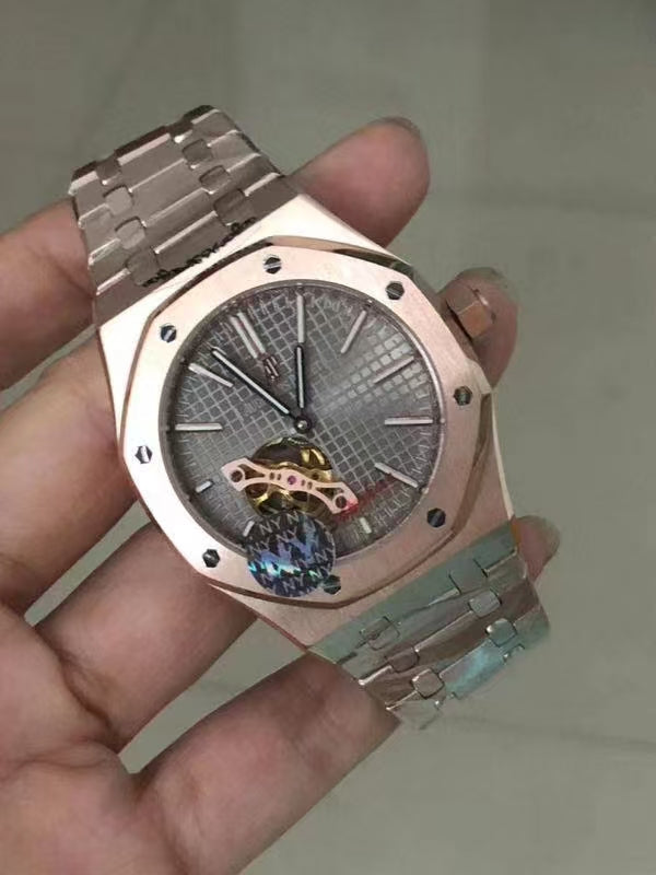 Audemars Piguet Royal Oak Black Dial Rose Gold