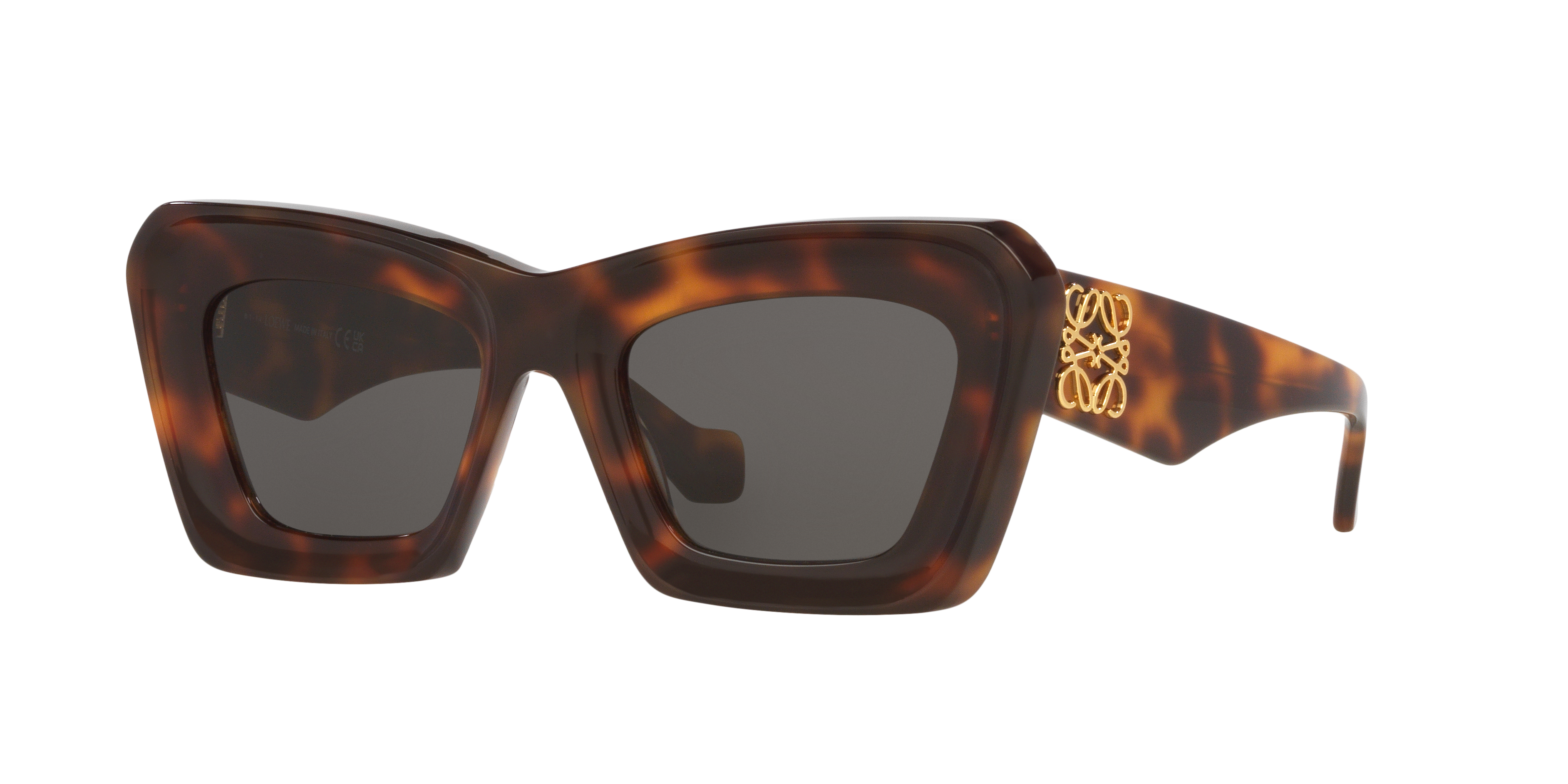LOEWE LW40145I Tortoise - Women Sunglasses, Grey Lens
