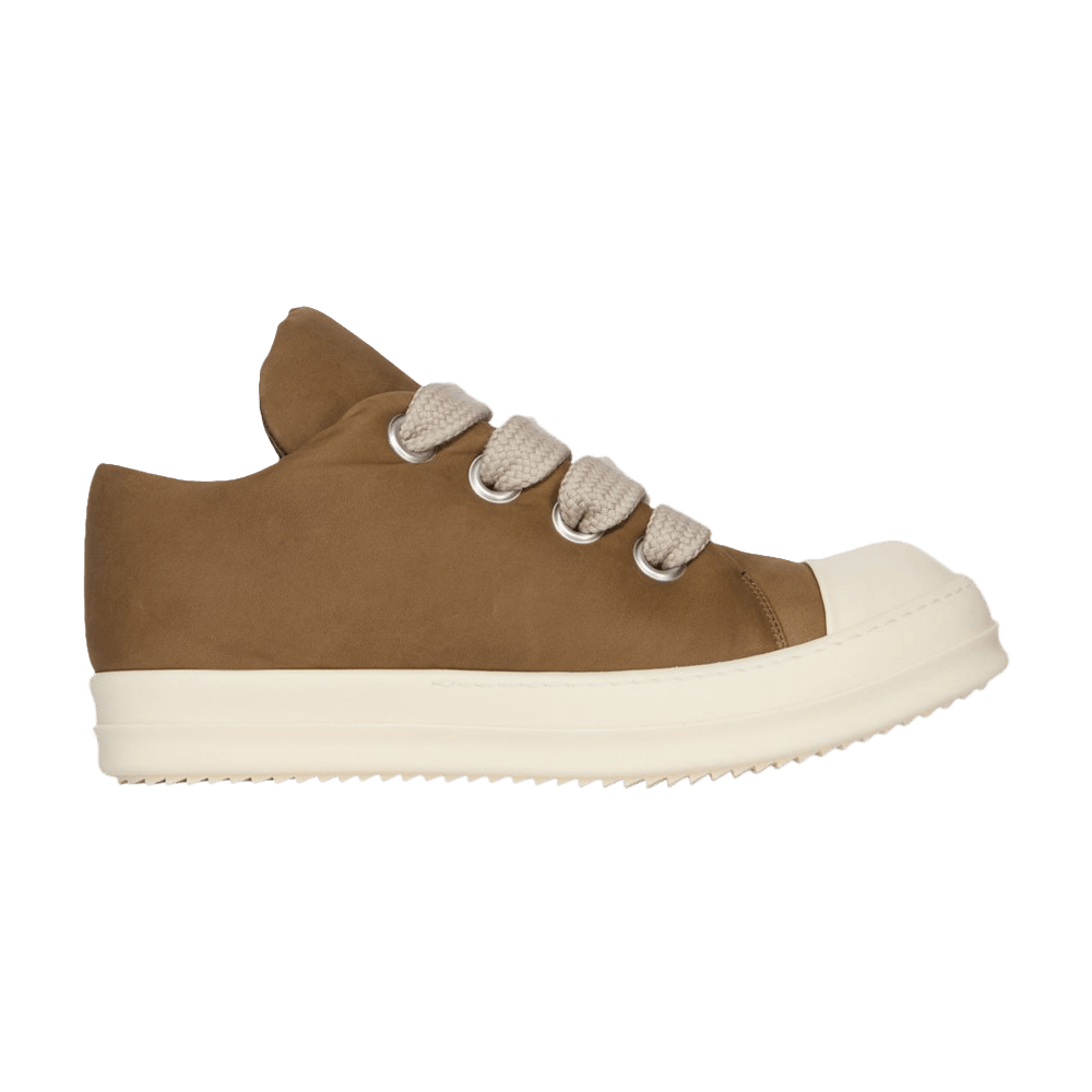 Rick Owens Porterville Runway Jumbo Lace Padded Low Sneaks 'Bean'