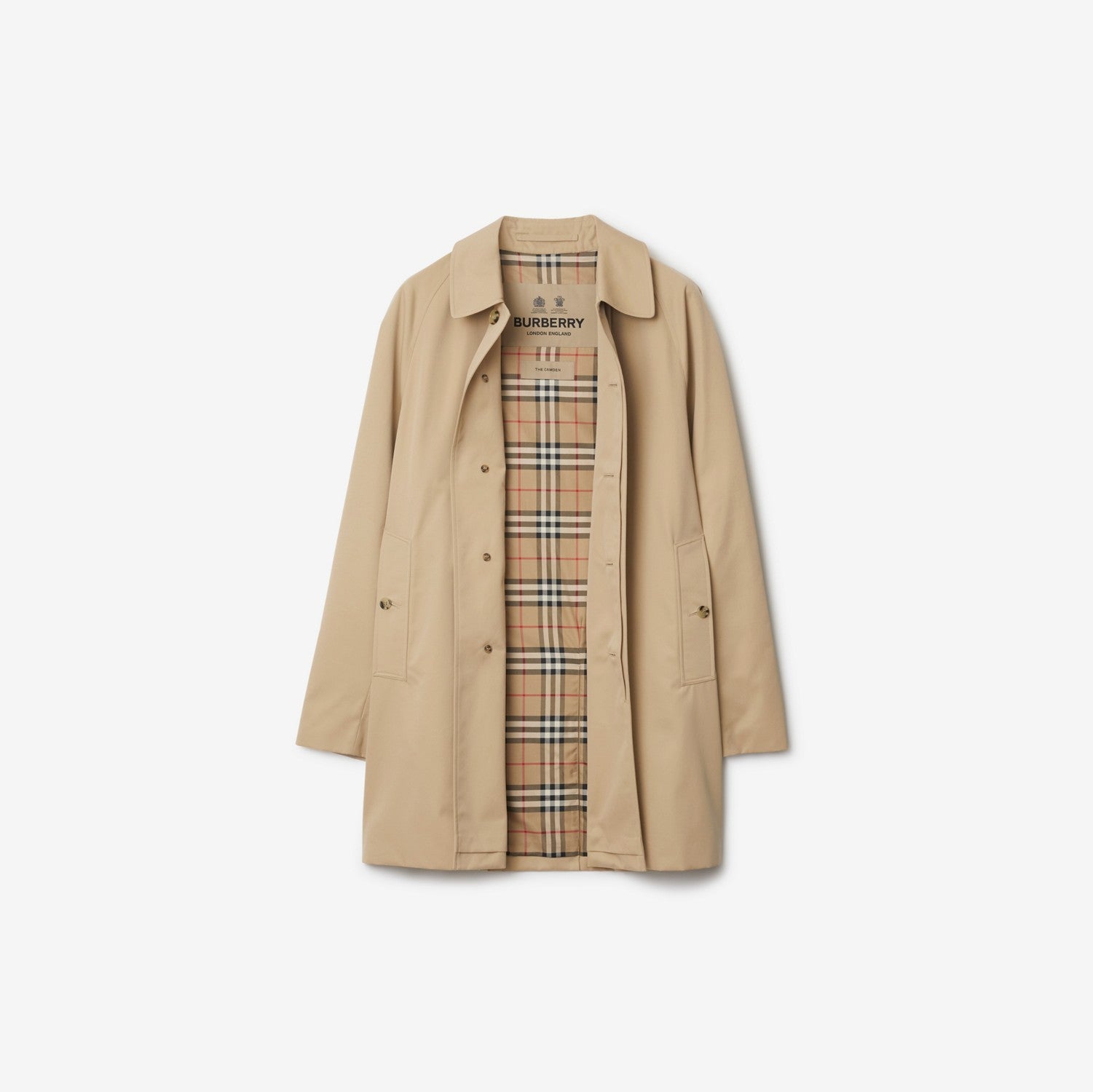 Short Camden Heritage Car Coat - Honey