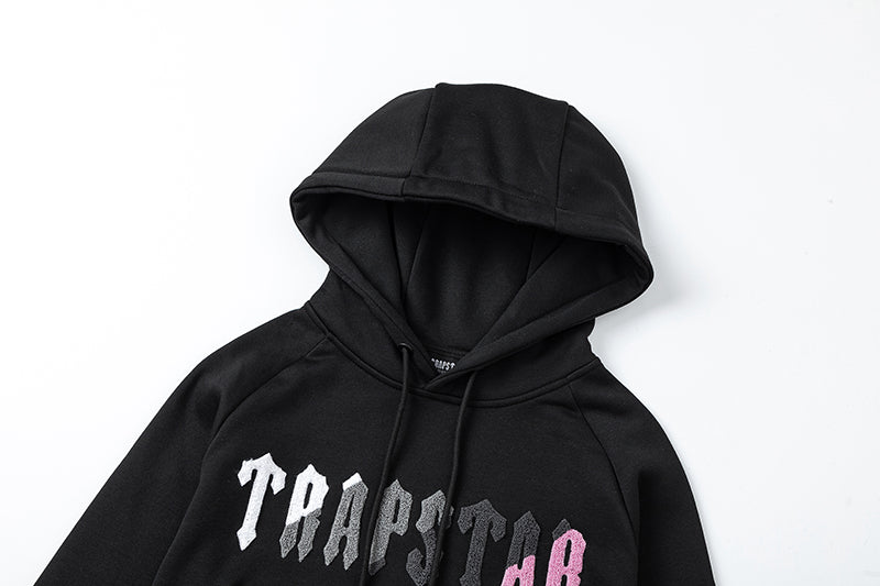 Trapstar Black/Pink 'It's a Secret' Tracksuit With Shorts