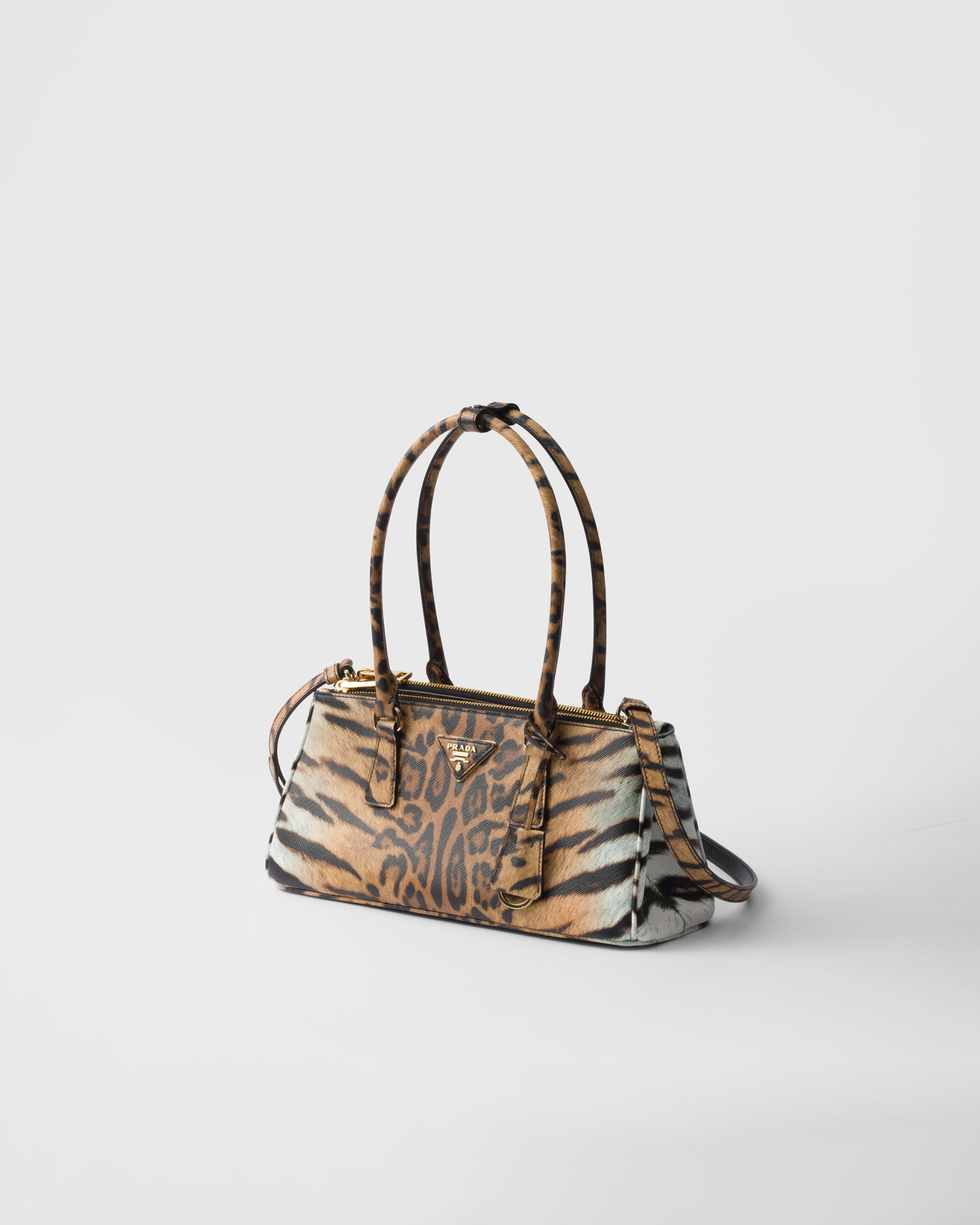 Prada Galleria medium printed Saffiano leather bag Honey