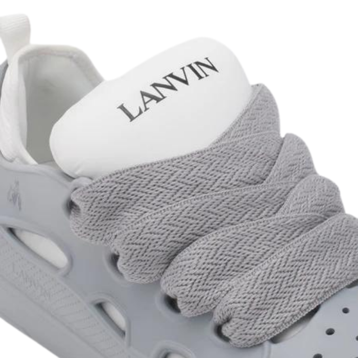 Lanvin Curb Block Rubber Pearl Grey