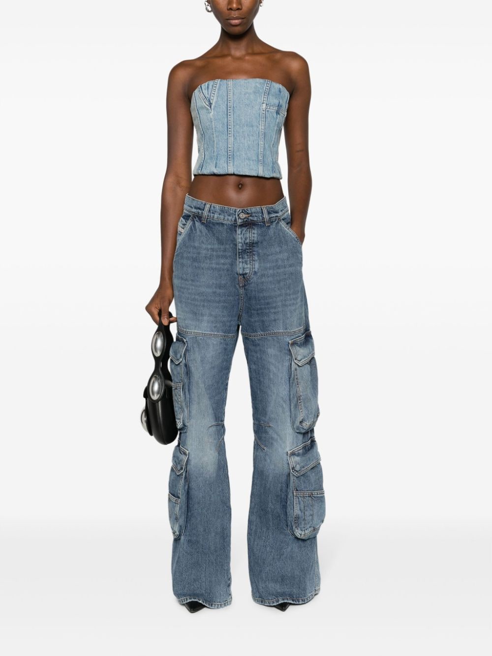 Ma Bustier denim top