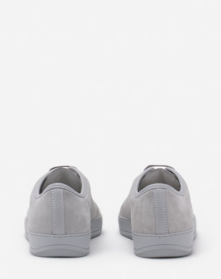 DBB1 LEATHER AND SUEDE SNEAKERS - LIGHT GREY/LIGHT GREY