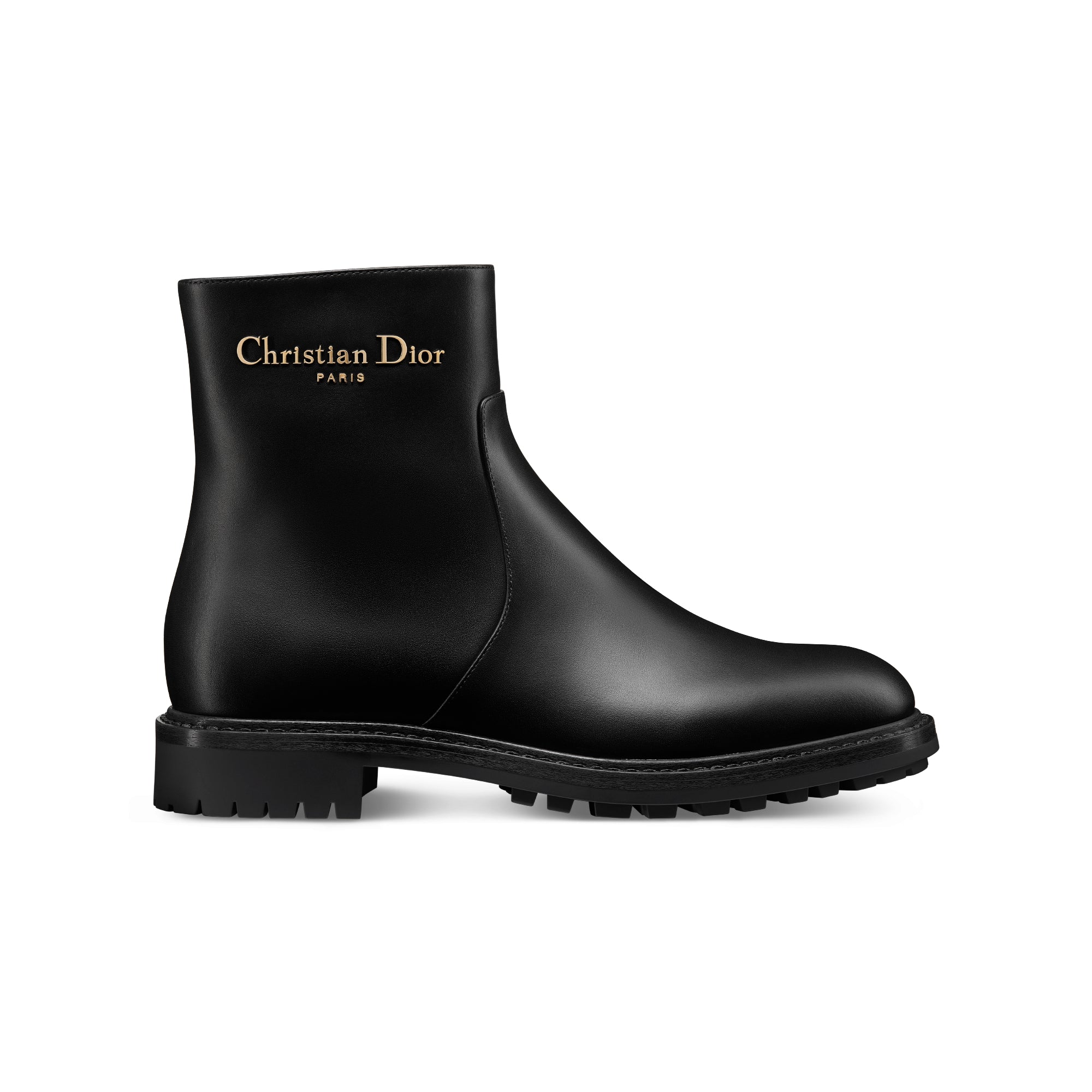 D-Town Ankle Boot - Black Brushed Calfskin