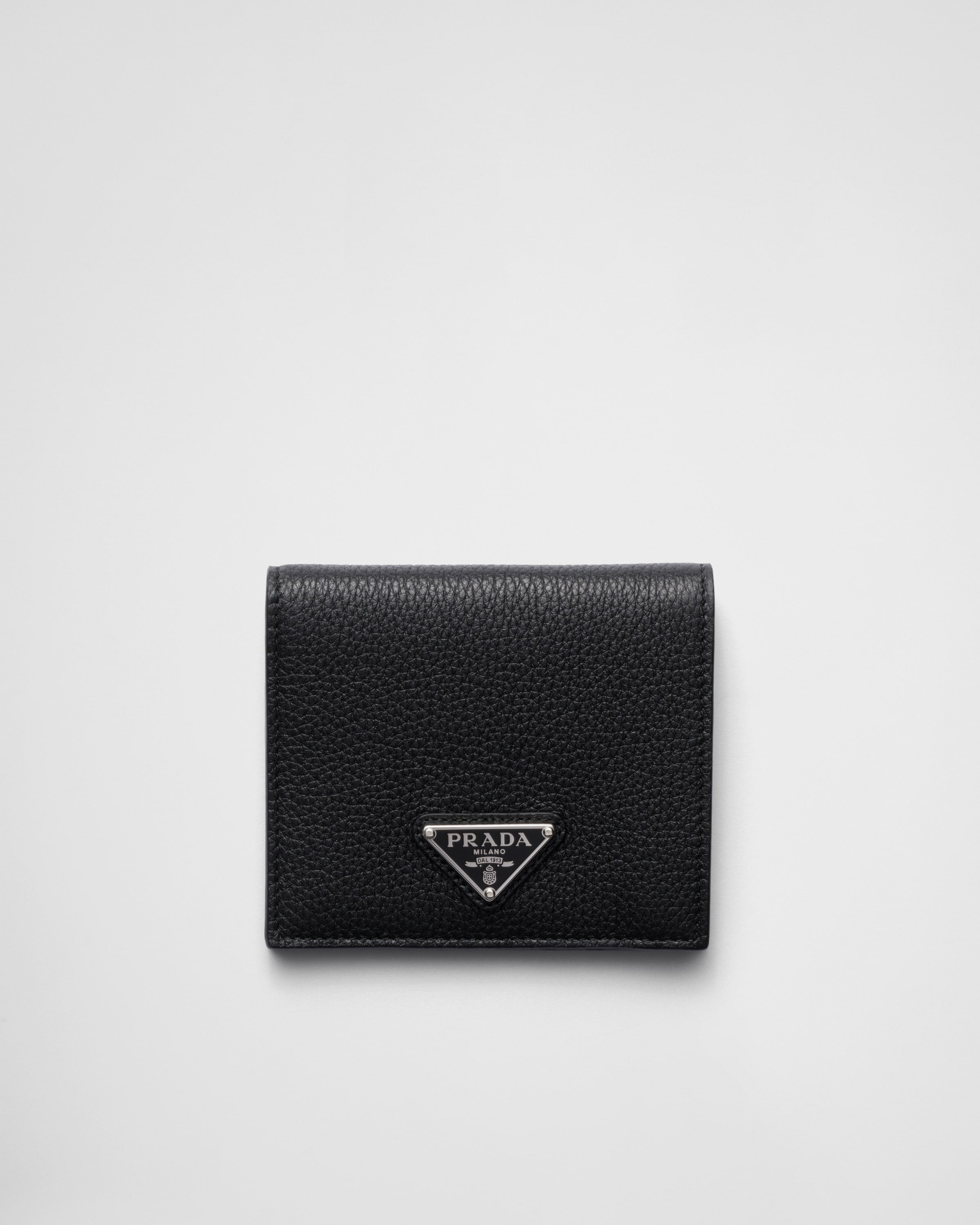 Leather wallet Black