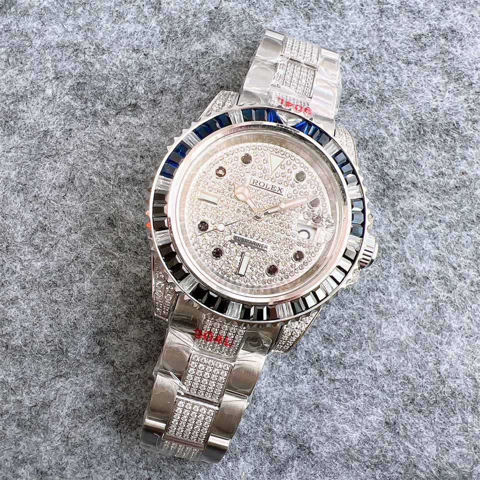 Rolex Submariner 41mm Diamond Silver