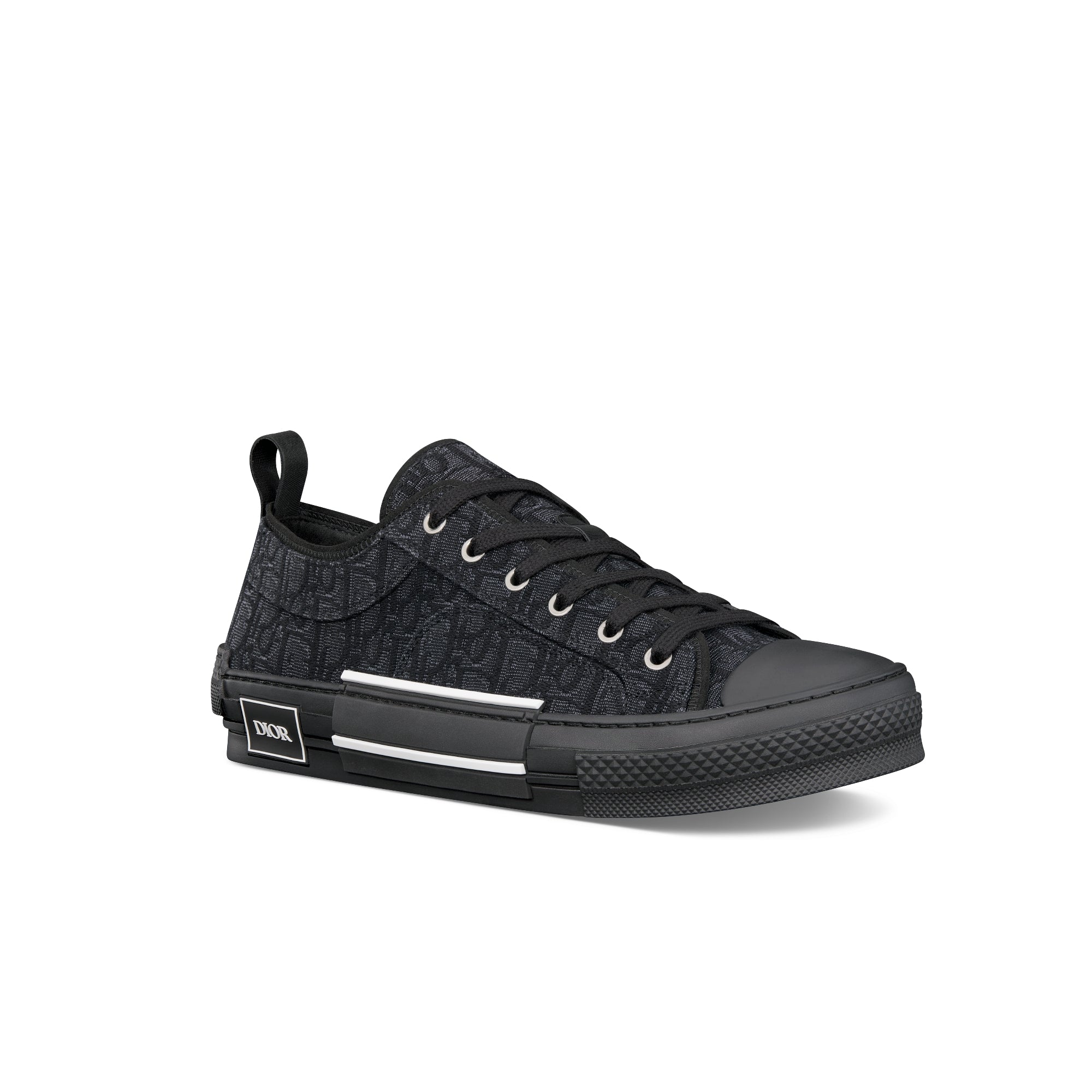 B23 Low-Top Sneaker - Black Dior Oblique Jacquard