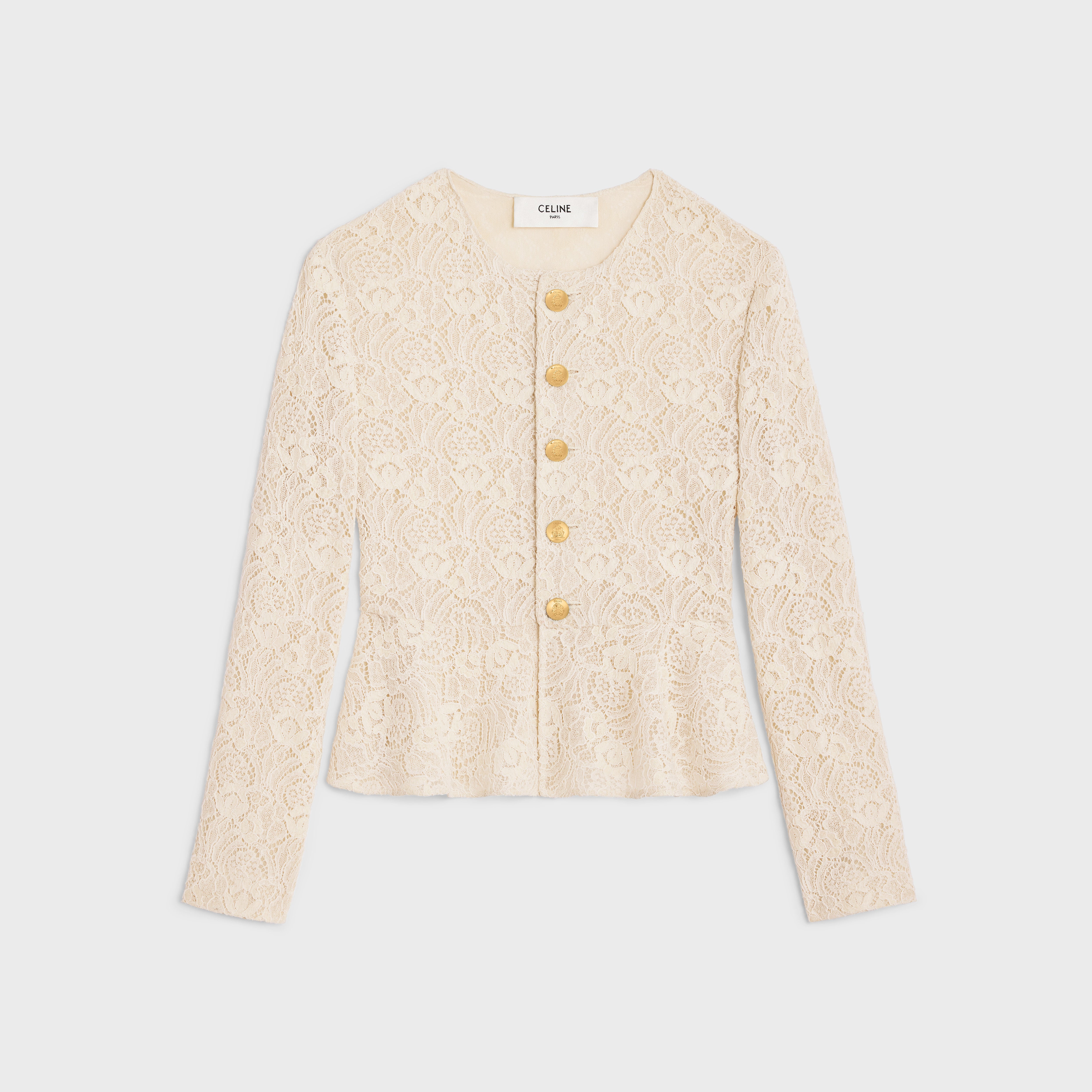 CHELSEA JACKET IN LACE - NATUREL