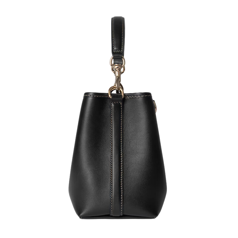 Gucci Mini Bucket Bag Black Leather