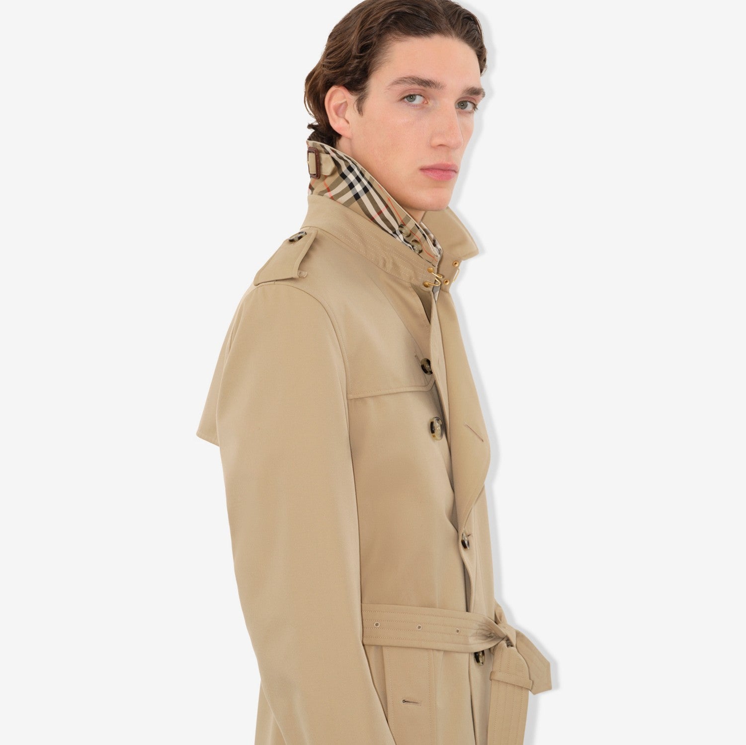 Mid-length Kensington Heritage Trench Coat - Honey