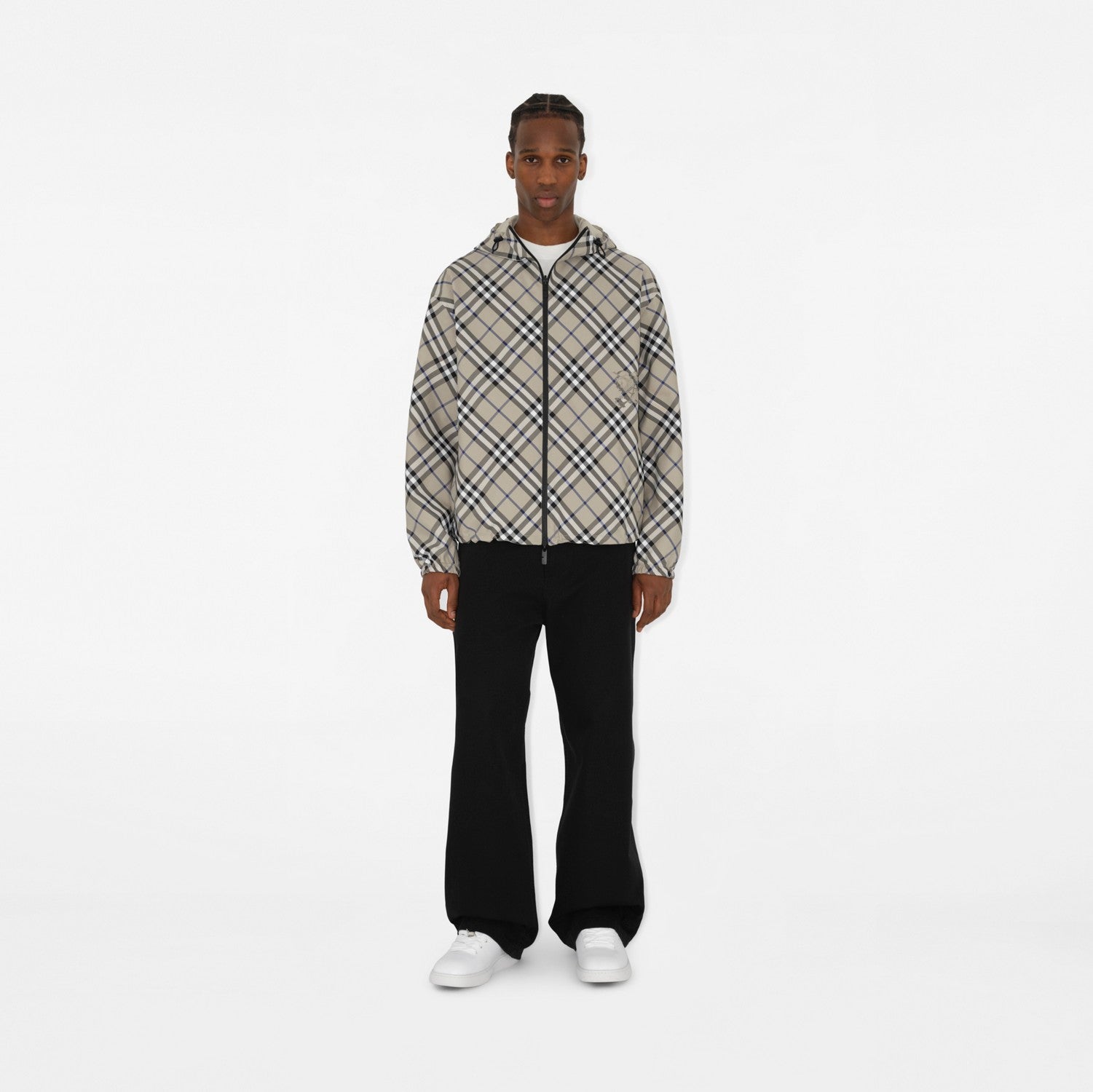 Reversible Check Jacket - Lichen