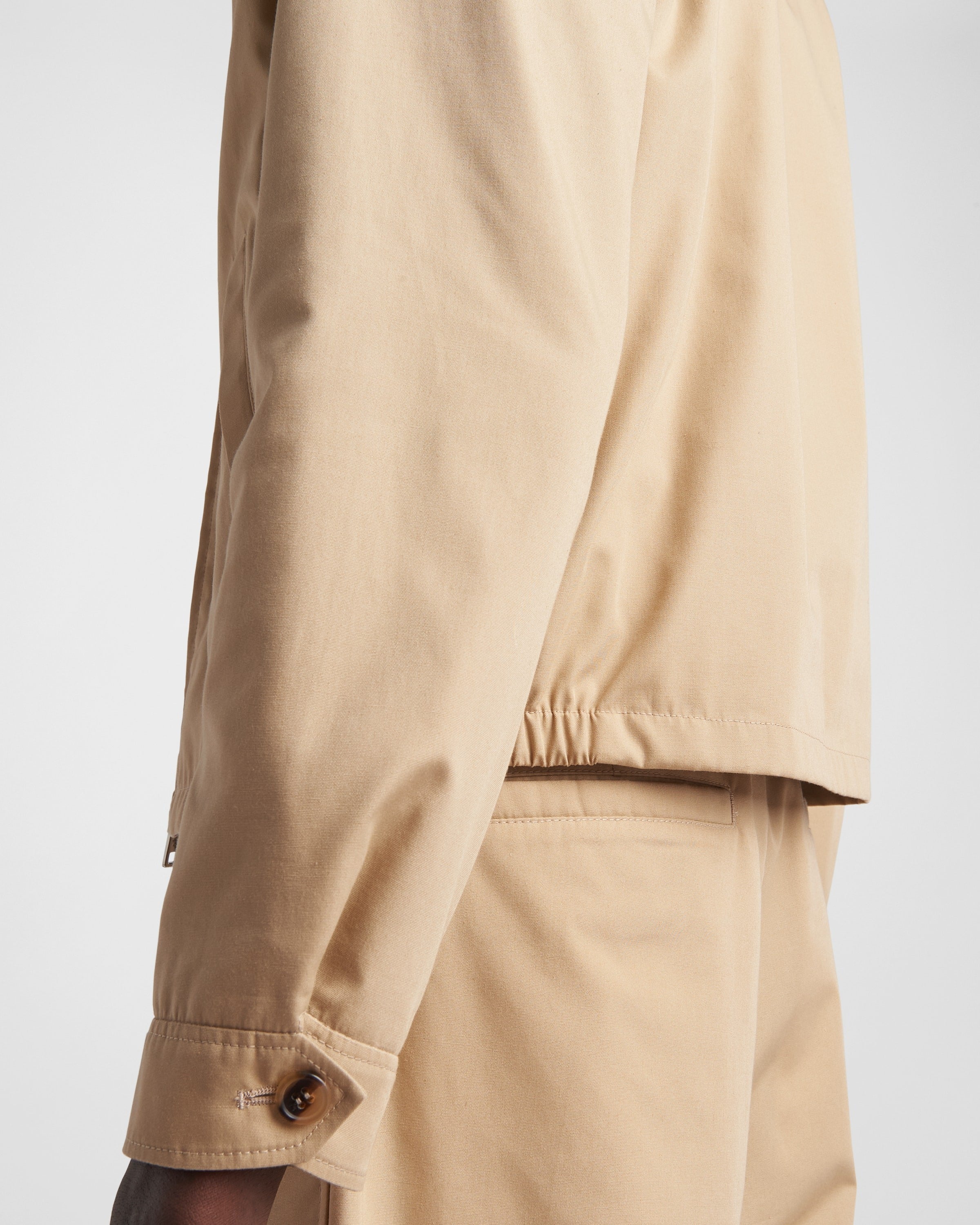 Cotton blend jacket Desert Beige