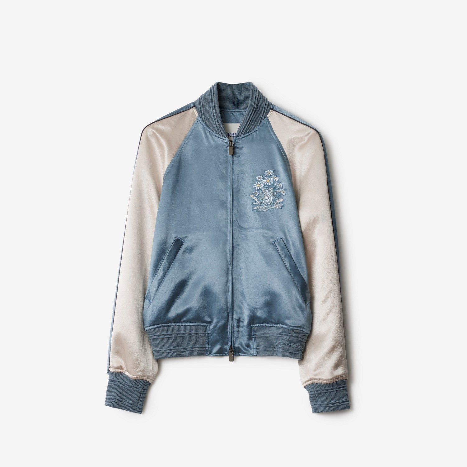 EKD Satin Bomber Jacket - Flood