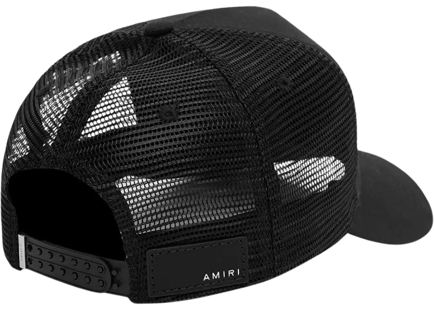 AMIRI Three Star Trucker Hat Black