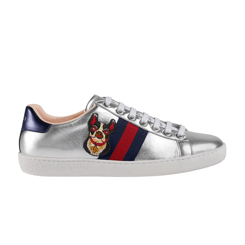 Gucci Wmns Ace 'Year of the Dog - Metallic Silver'