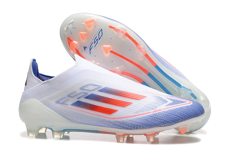 Adidas F50 Cloud White / Solar Red / Lucid Blue