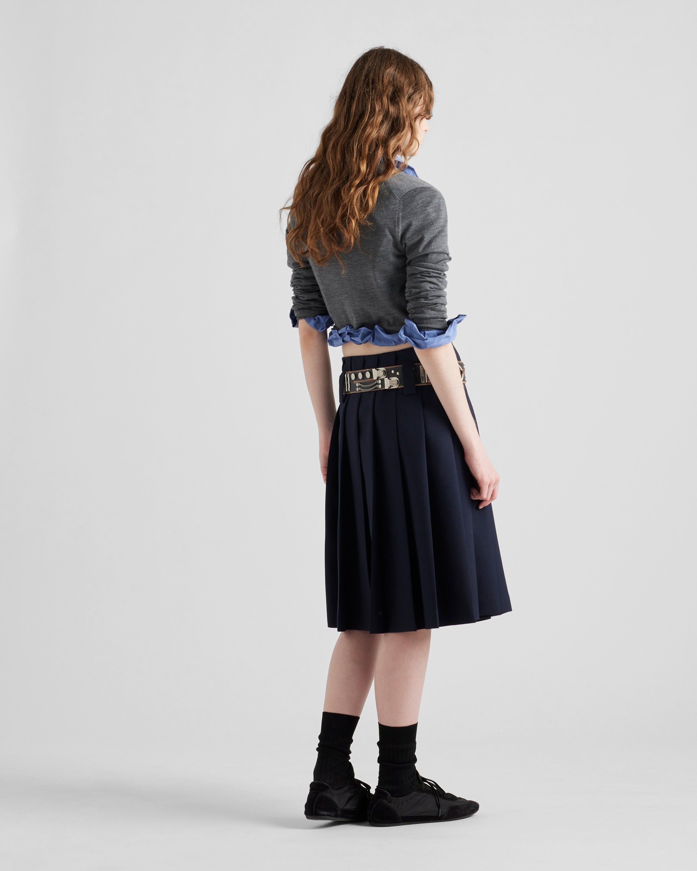 Wool cardigan Slate Gray