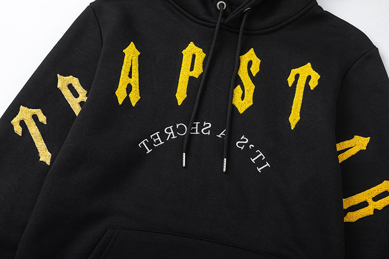 Trapstar 'It's a Secret' Black/Yellow Tracksuit