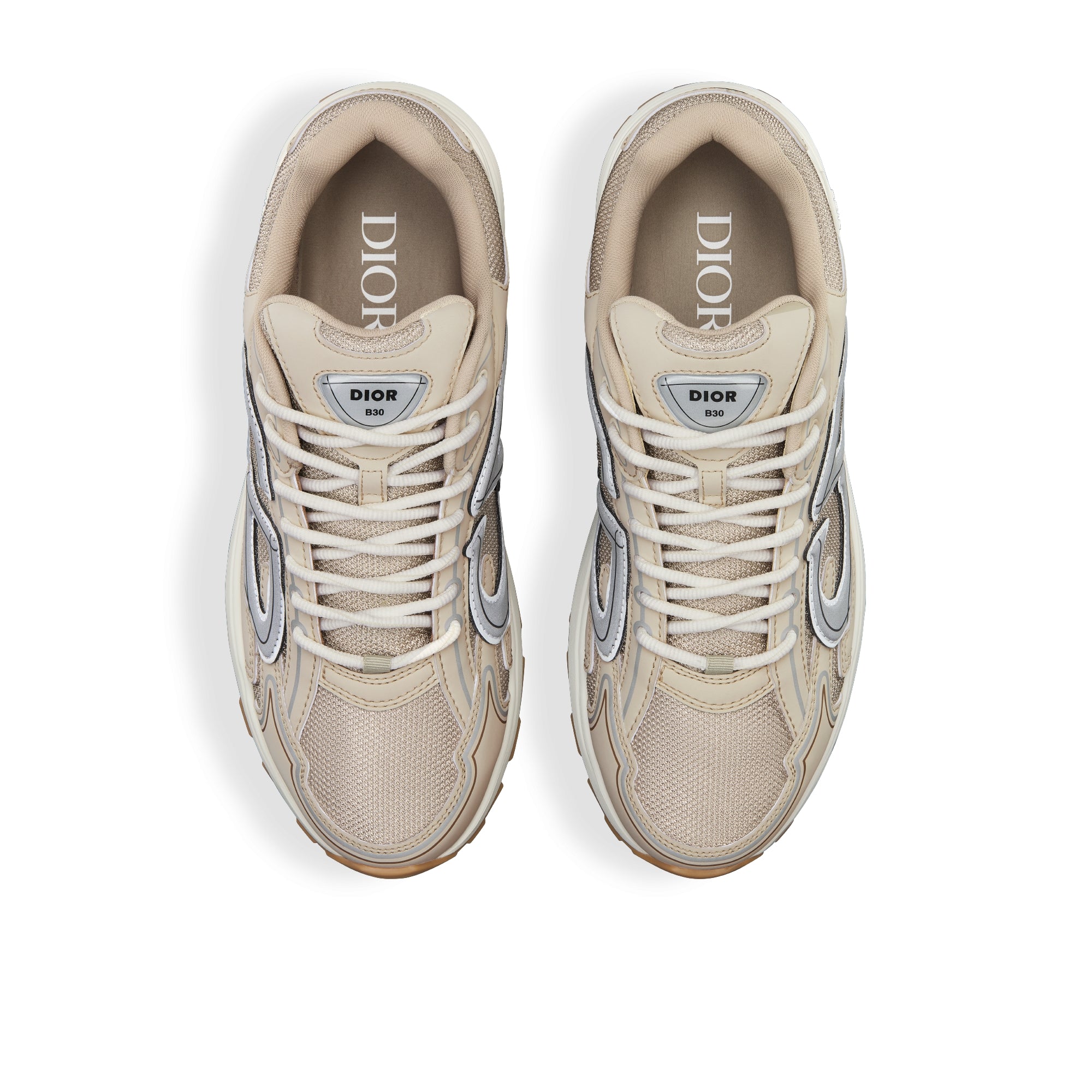 B30 Sneaker - Cream Mesh and Technical Fabric