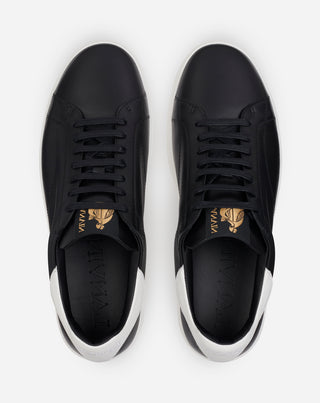 DDB0 LEATHER SNEAKERS - BLACK/WHITE