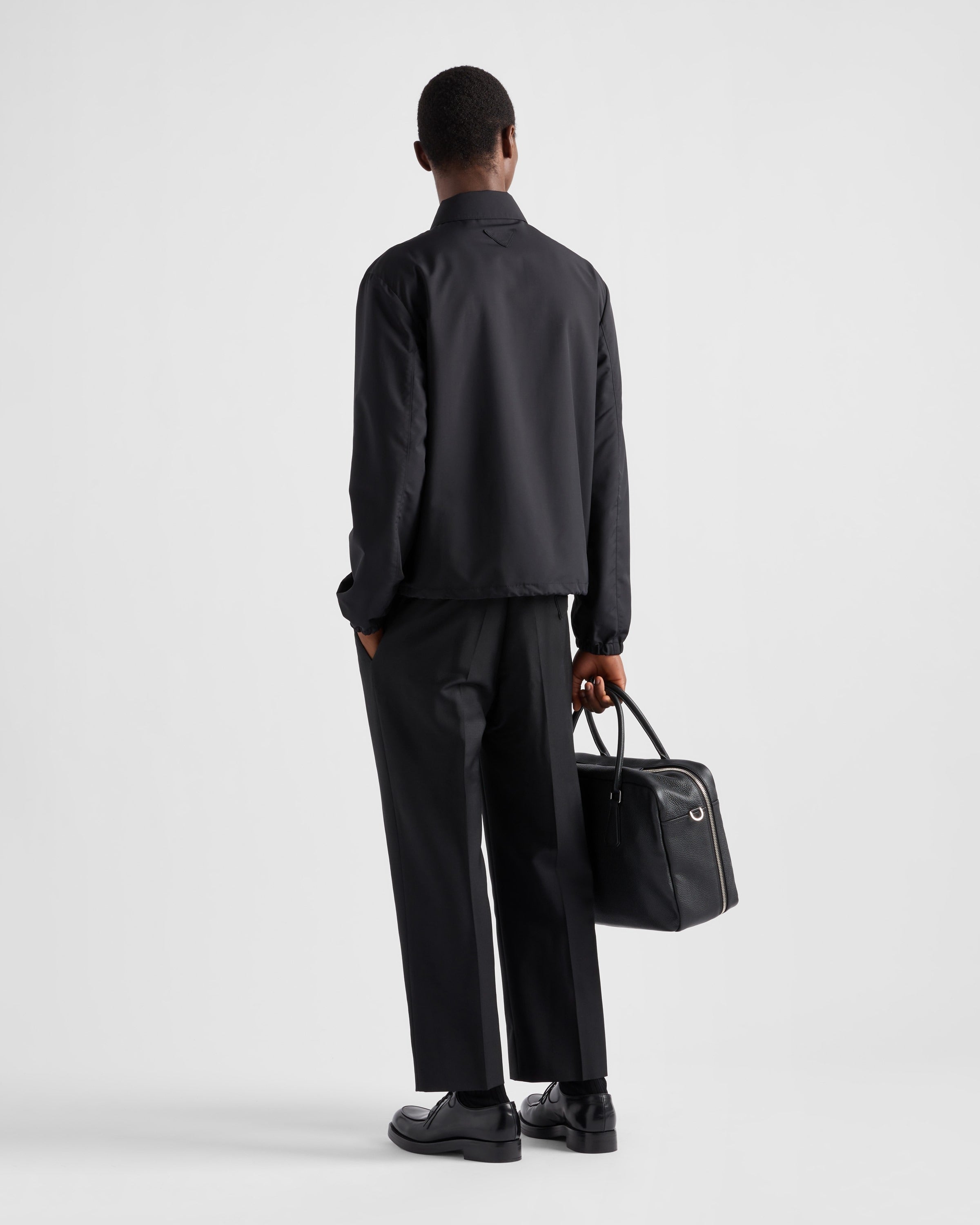 Wool blouson Black