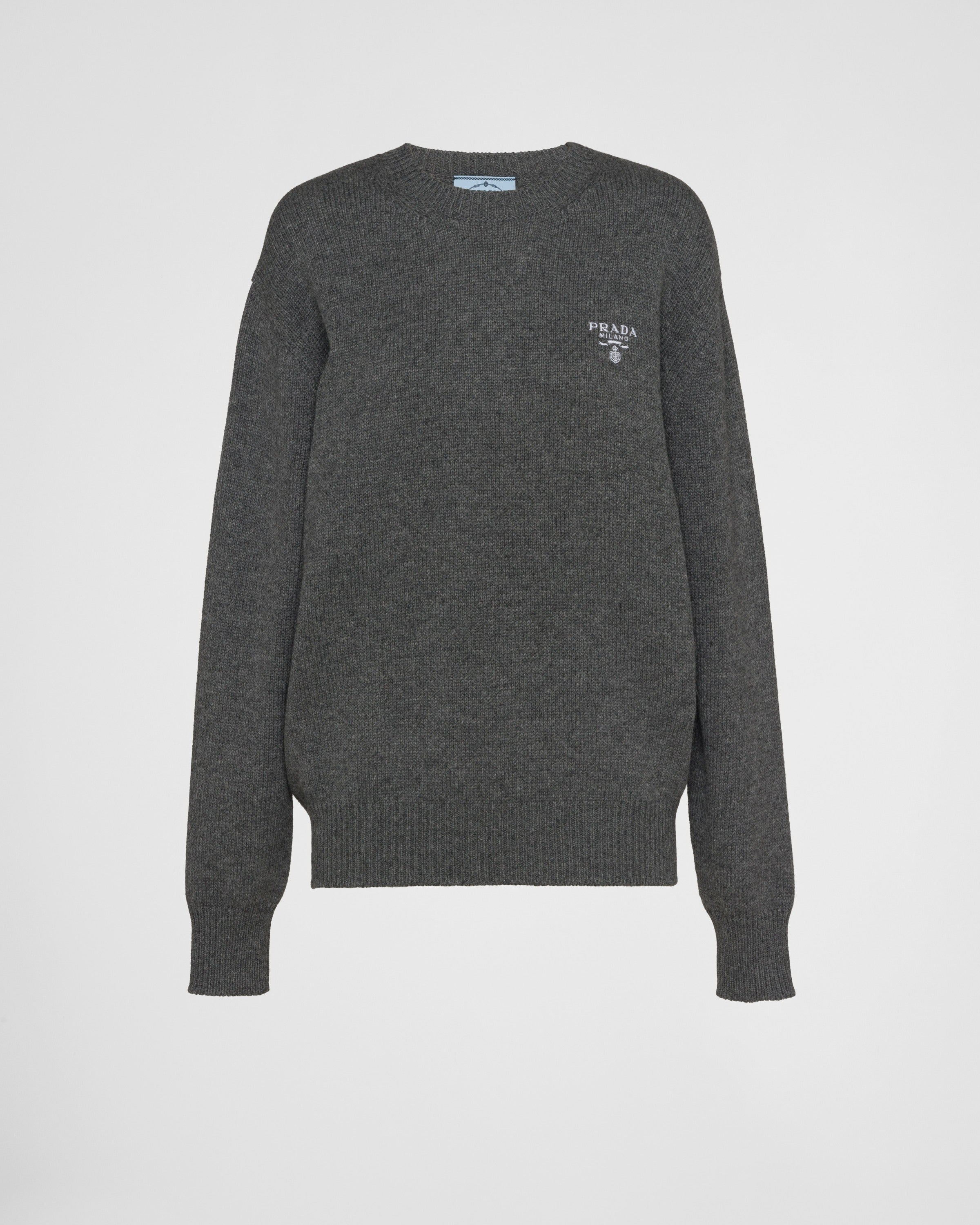Cashmere crew-neck sweater Slate Gray