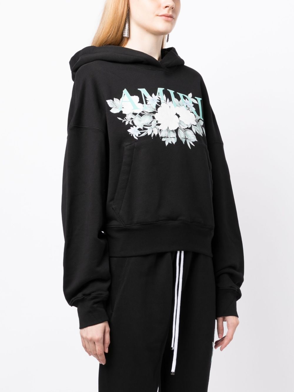 Logo-print cotton hoodie