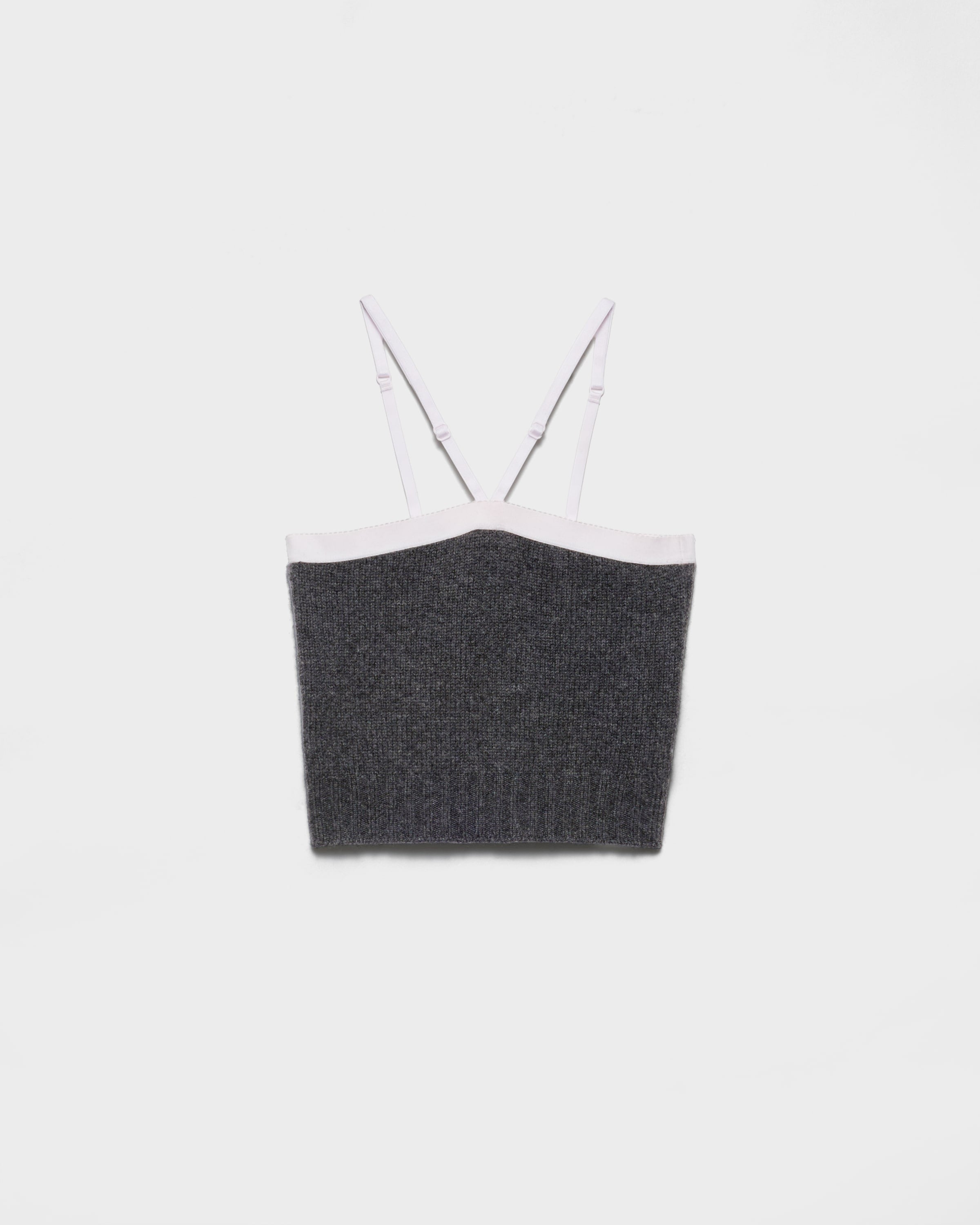 Cashmere and wool top Anthracite Gray