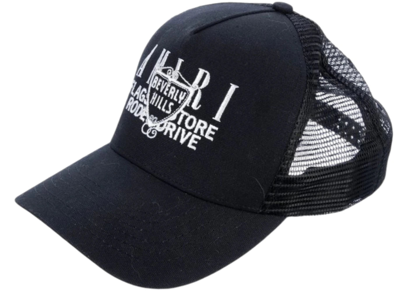 AMIRI Beverly Hills Trucker Hat Black