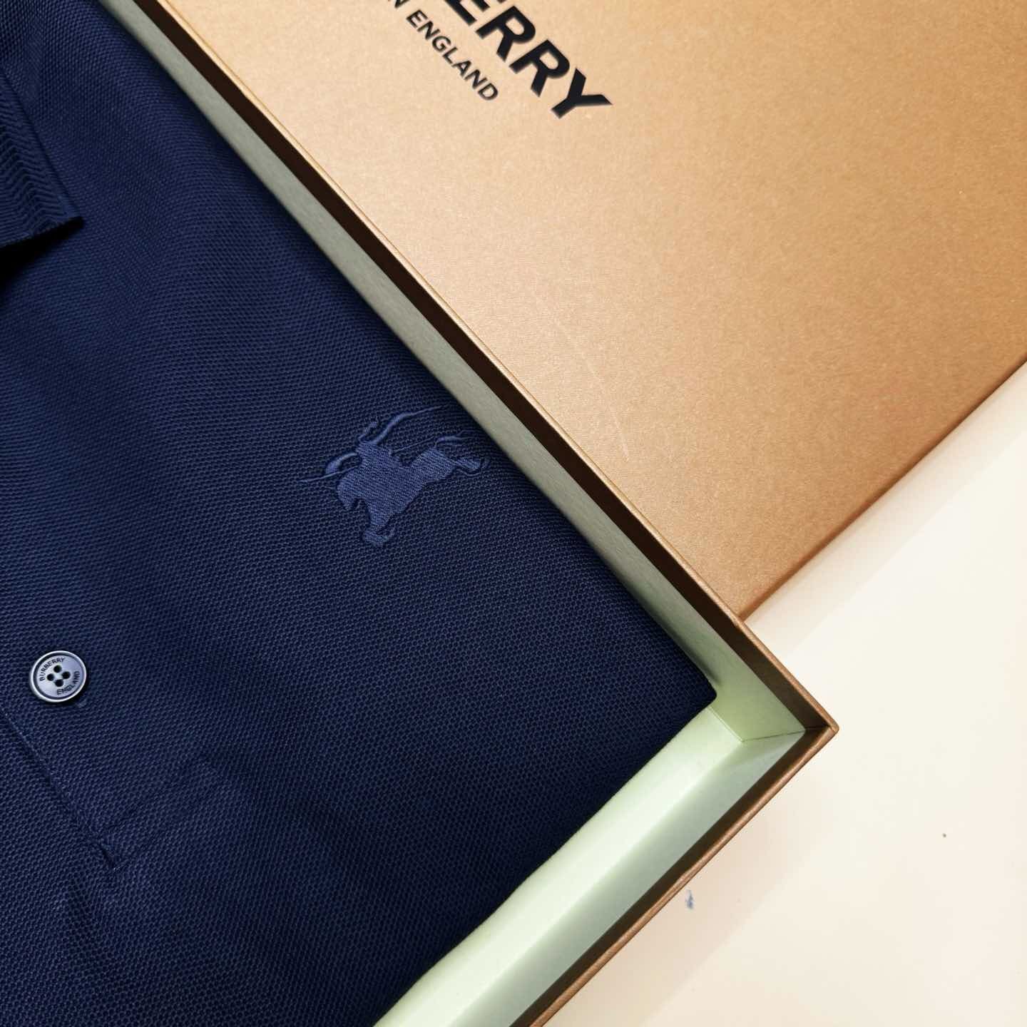 Cotton Polo Shirt - Navy