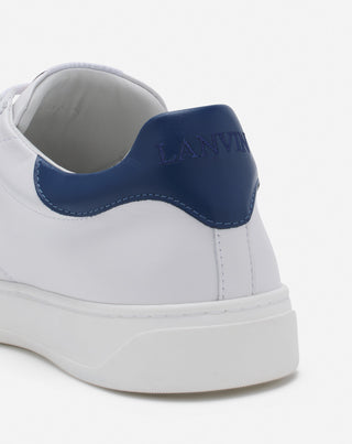 DDB0 LEATHER SNEAKERS - WHITE/DARK BLUE