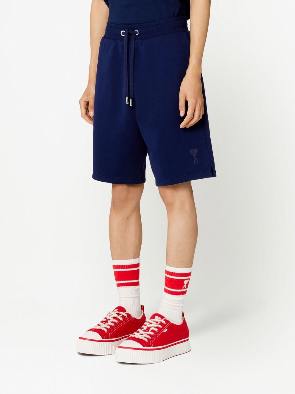 AMI Paris Drawstring Track Shorts