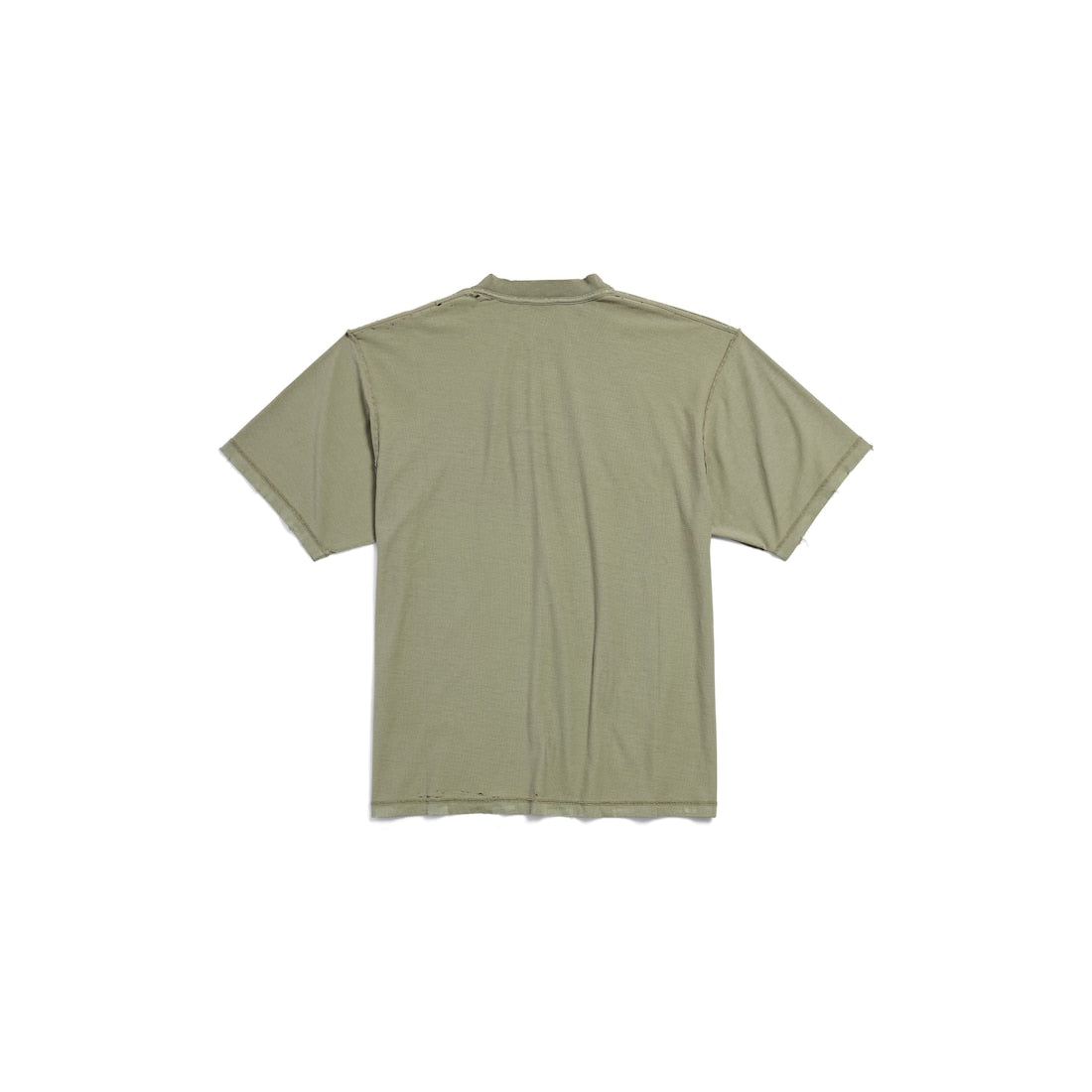 Men's Inside-out T-shirt Medium Fit in Army Green