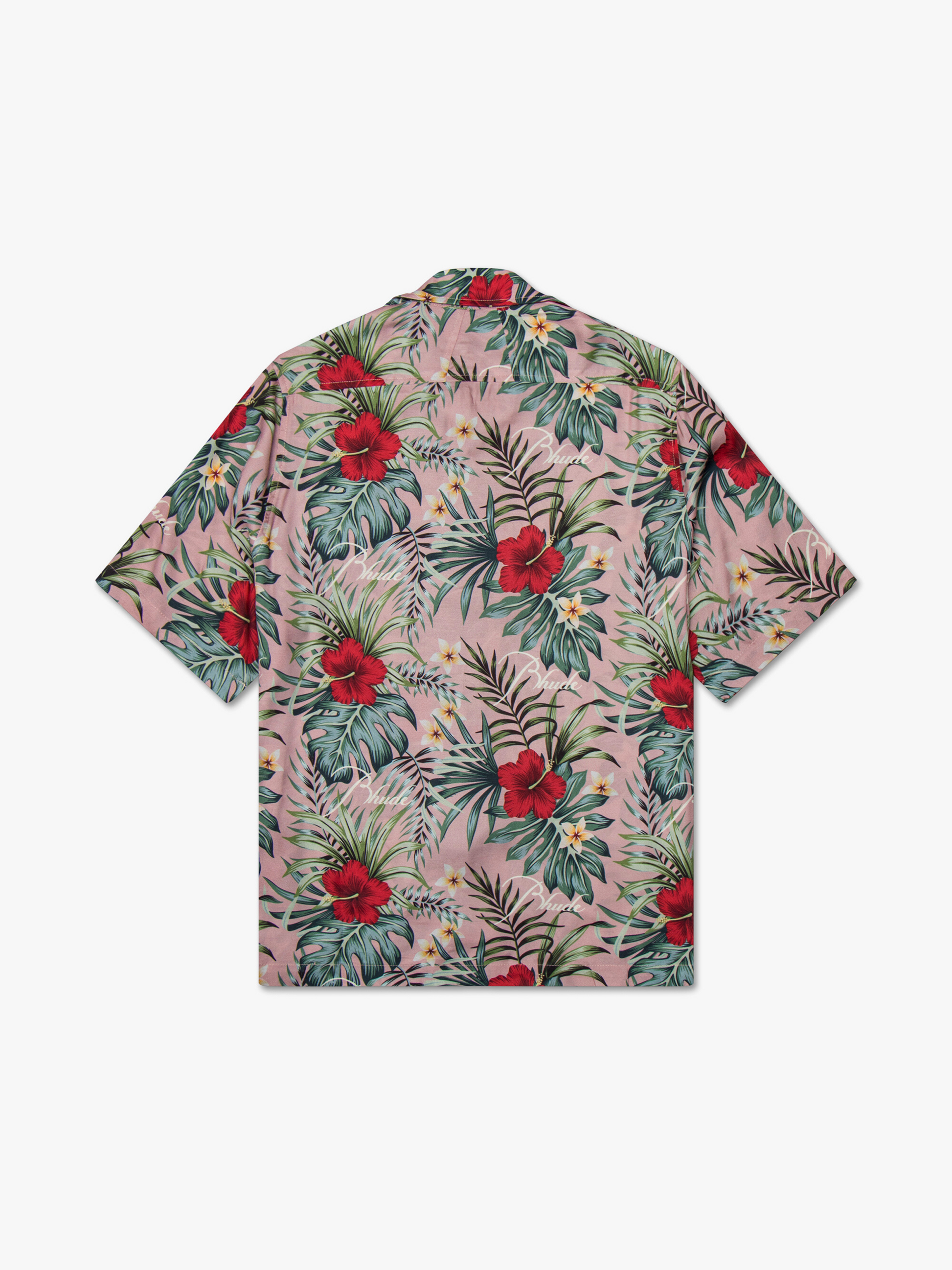 HAWAIIAN LOGO RAYON SHIRT - MAUVE/MULTI