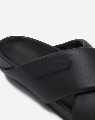 LANVIN TINKLE SANDALS IN LEATHER - BLACK