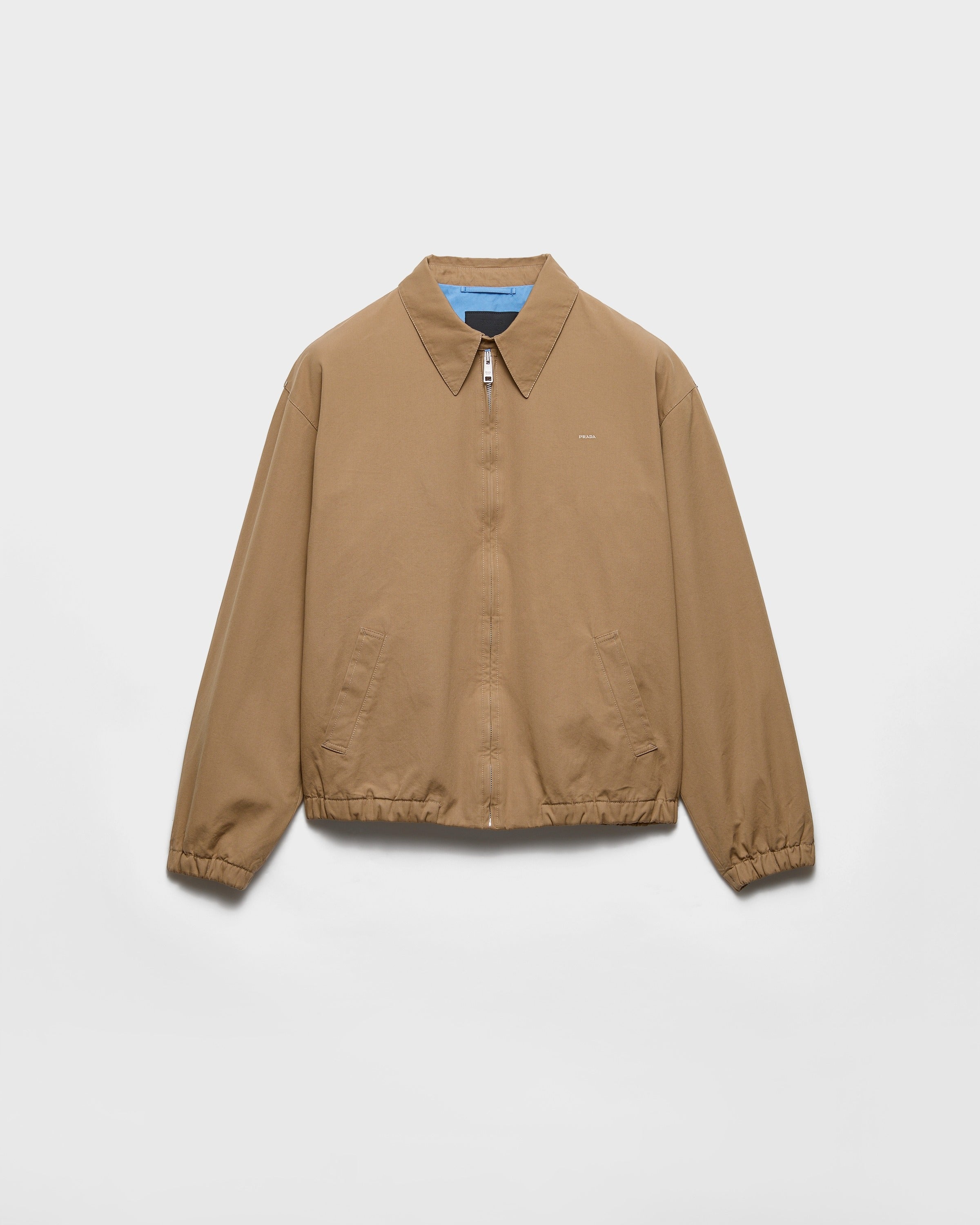 Cotton jacket Cork Beige/Celeste
