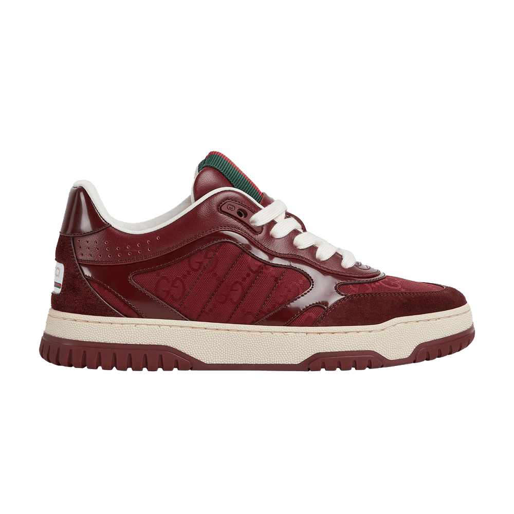 Gucci Wmns Re-Web Sneaker 'GG Canvas - Rosso Ancora'