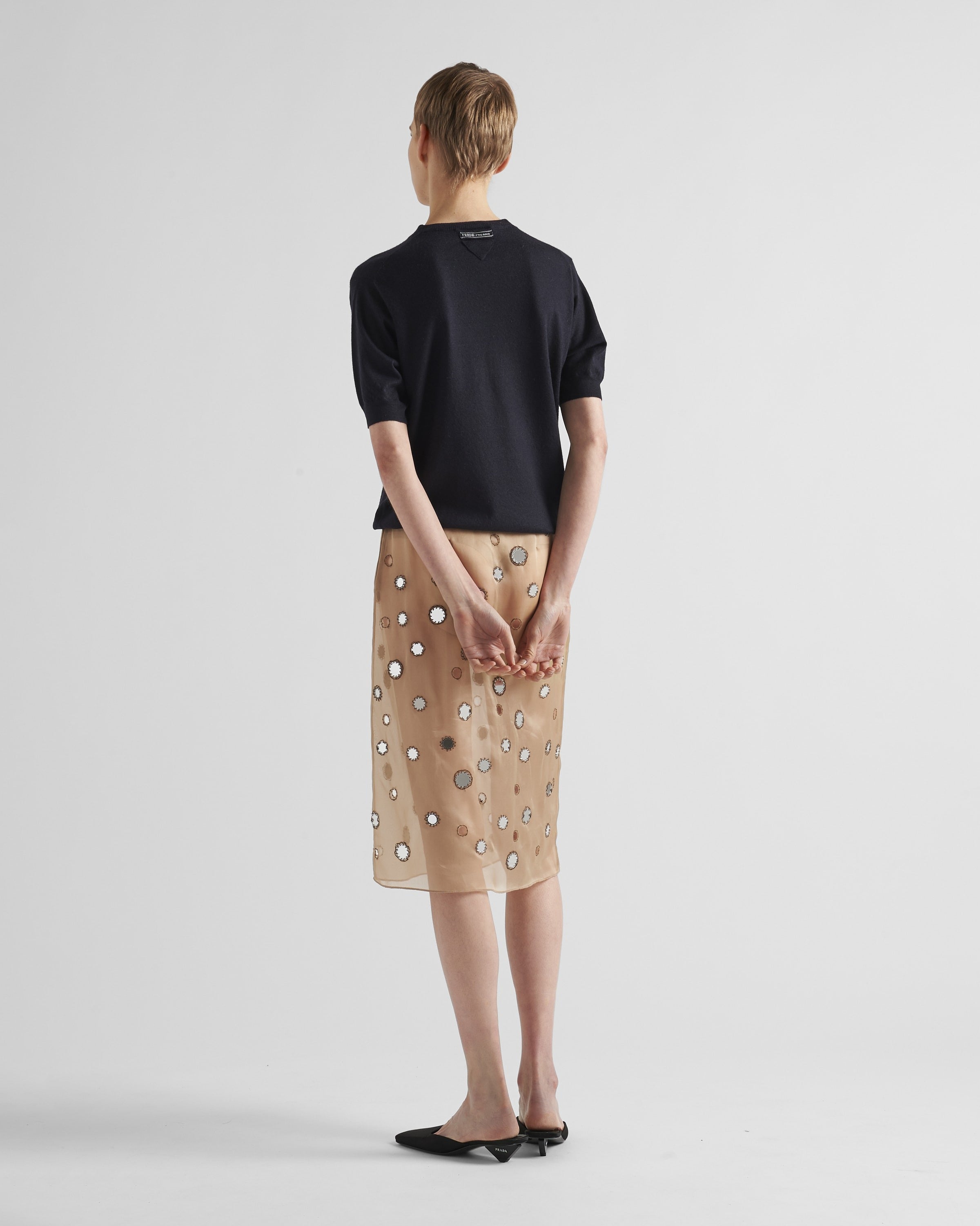 Cashmere crew-neck sweater Navy