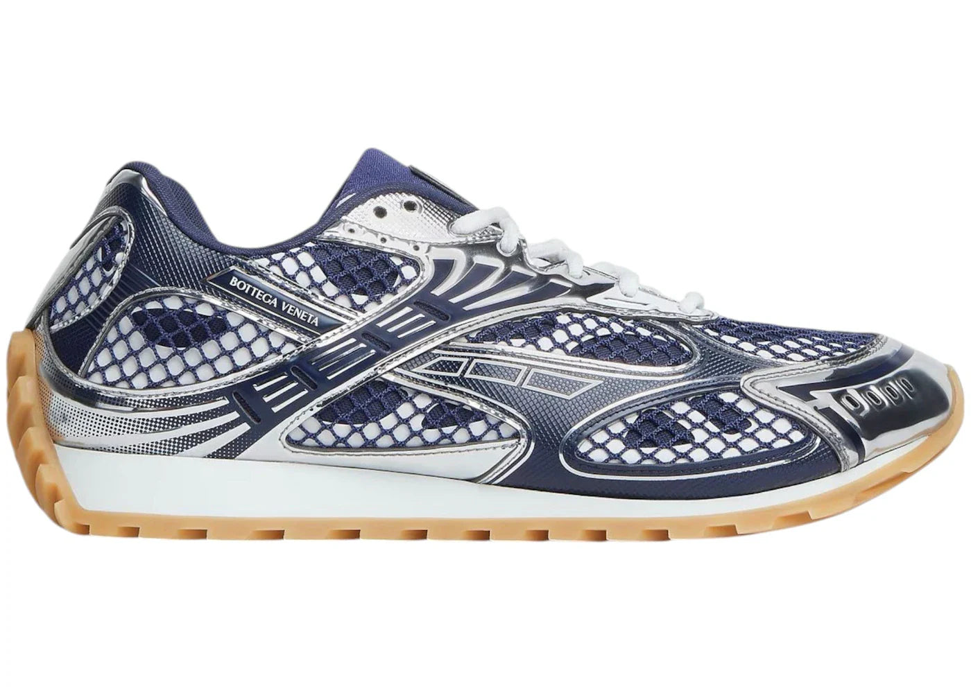 Bottega Veneta Orbit Abyss Silver