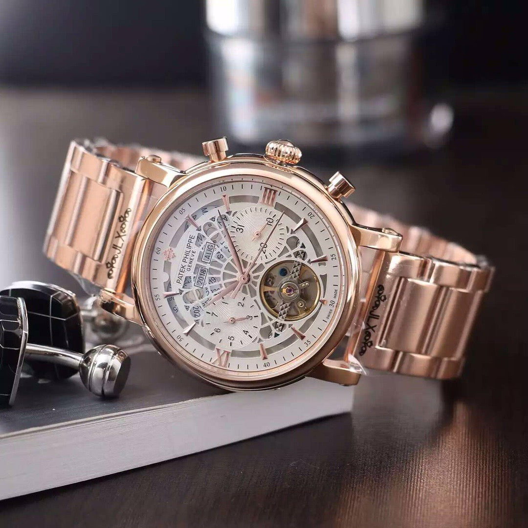 Patek Philippe Grand Complications 40mm White Dial Rose Gold